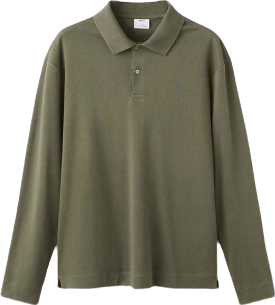 Men's Regular-Fit Knitted Polo Sweater