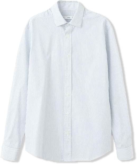 Men's Regular Fit Striped Cotton Shirt