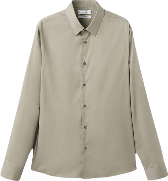 Men's Slim Fit Cotton Dress Shirt