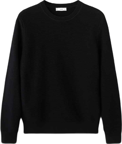 Men's Cotton Braided Sweater