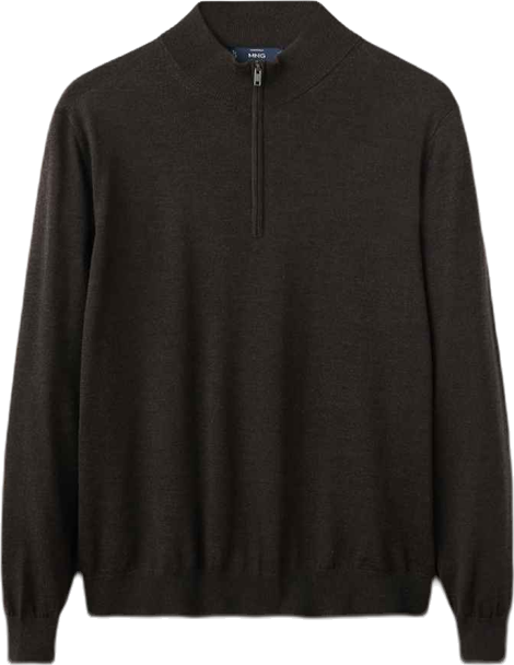 Men's Perkins Collar Merino Wool Sweater