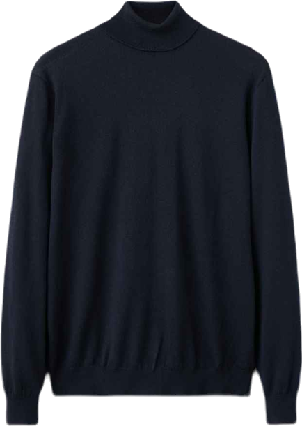 Men's Merino Wool Turtleneck Sweater