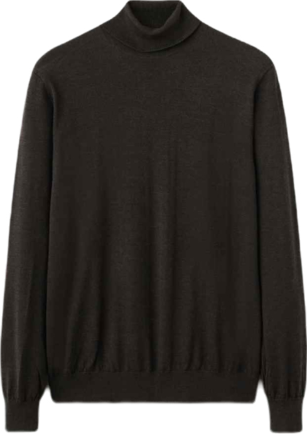 Men's Merino Wool Turtleneck Sweater