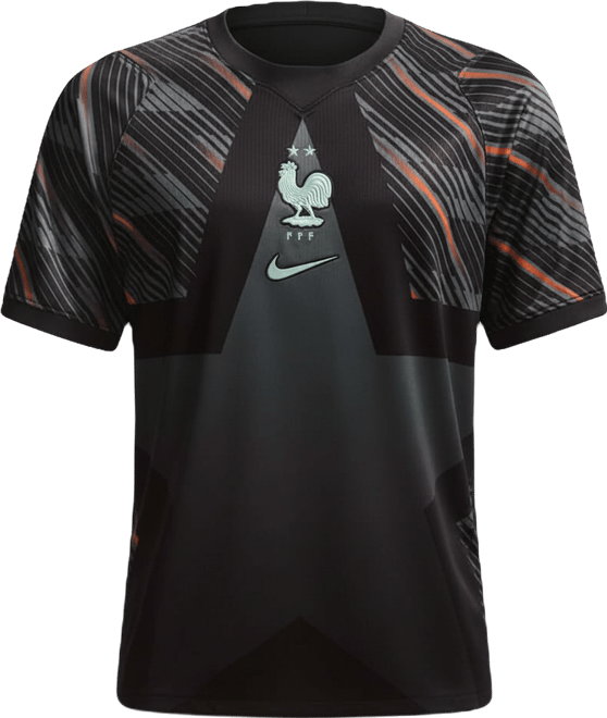 FFF 2026 Stadium Goalkeeper Men's Nike Dri-FIT Football Replica Short-Sleeve Shirt