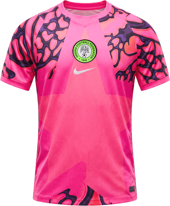 Nigeria portero 2026 Stadium Jersey de fútbol de manga corta Nike Dri-FIT Replica para hombre