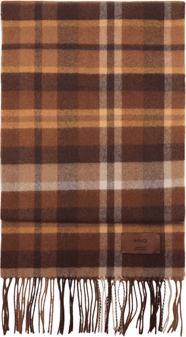 Women's Woolen Check Scarf