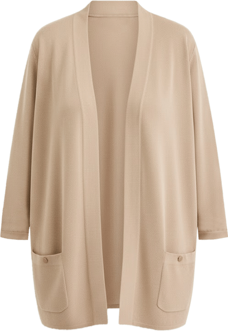 Plus Size Malibu Open-Front Cardigan