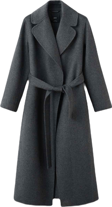 Women's Belt Handmade Wool Coat