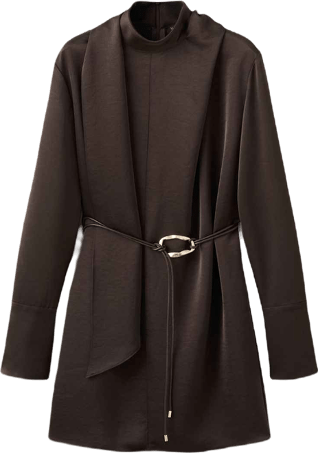 Women's Foulard Satin Dress