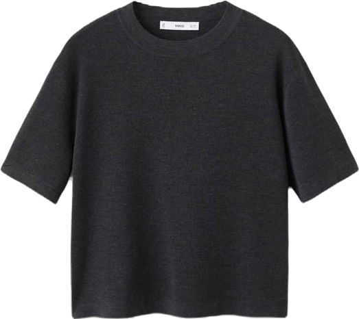 Women's Short-Sleeved Wool Sweater