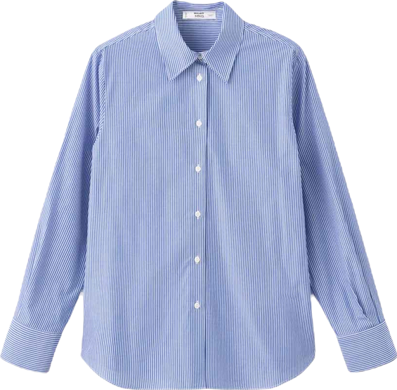 Women's Cotton And Lyocell Blend Straight Shirt