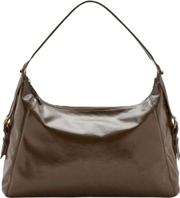 Women's Buckles Detail Shoulder Bag