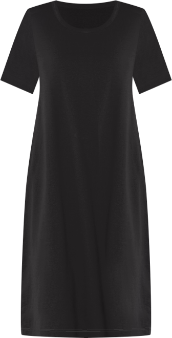 Women's Plus Size Perfect Short-Sleeve Crewneck Tee Dress