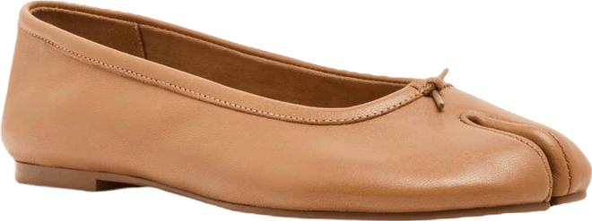 Women's Calico Split-Toe Ballet Flats