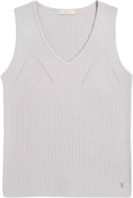 Women's Stella Ribbed Knit Sleeveless Tank Sweater