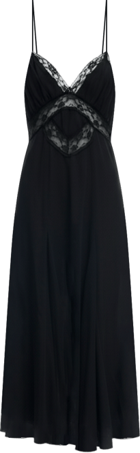 Women's Harmony Plunge Neck Midi Dress