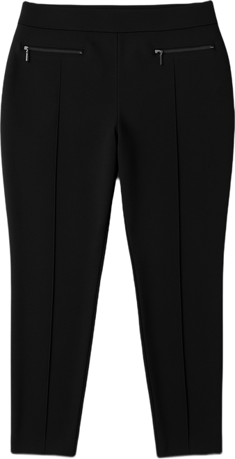 Plus Size Plus Size Ponte Slim Leg Pant