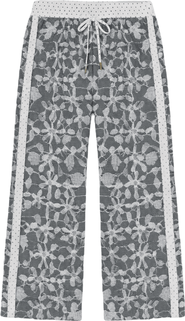 Petite Printed Pull-On Pants