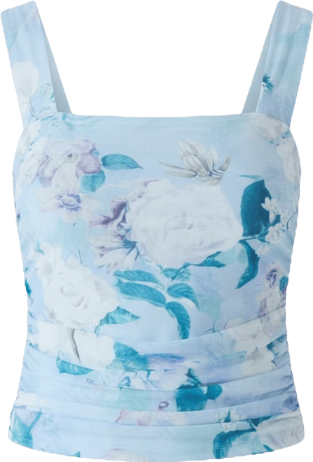 Women's Rorry Floral Knit Square Neck Top