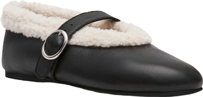 Women's Lodge Cozy Adjustable Strap Mary-Jane Flats