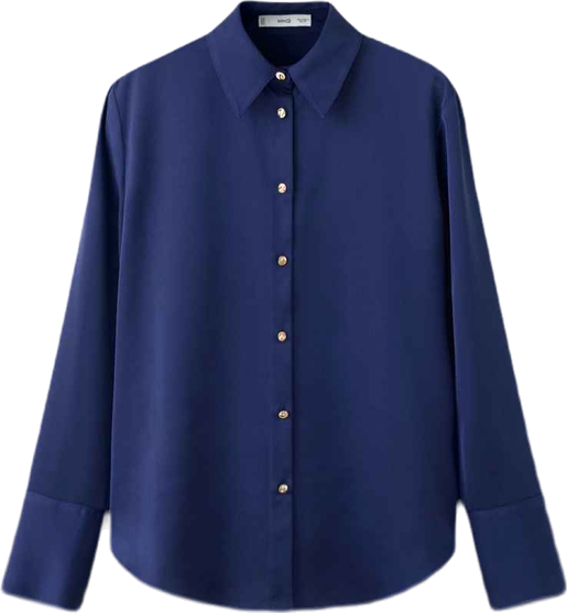 Women's Satin Finish Flowy Shirt