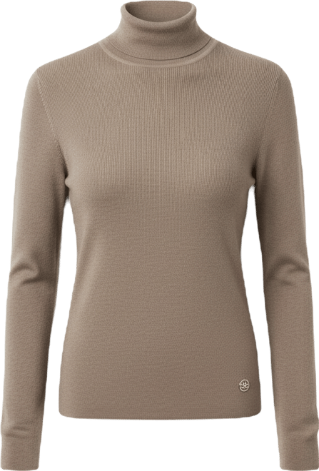 Women's Seamless Silk-Cashmere Blend Turtleneck Sweater