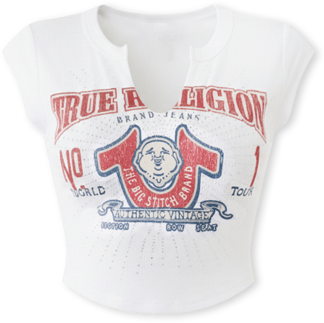 Women's Short Sleeve Distressed Buddha T-Shirt