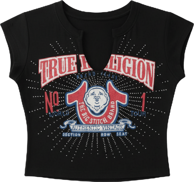 Women's Short Sleeve Distressed Buddha T-Shirt