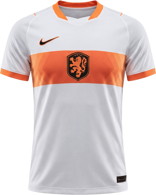 Países Bajos visitante 2026 Stadium Jersey de fútbol Nike Dri-FIT Replica para niños talla grande