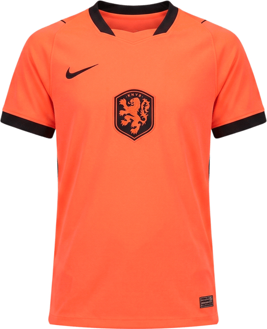 Países Bajos local 2026 Stadium Jersey de fútbol Nike Dri-FIT Replica para niños talla grande