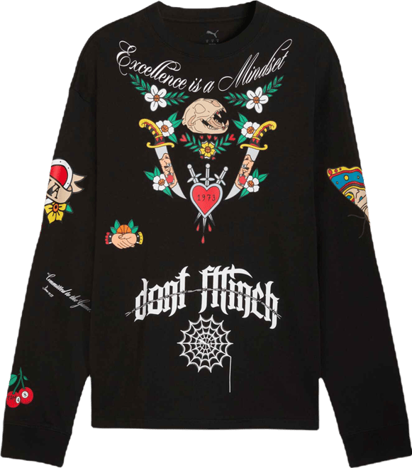 Swish N' Ink Men's Long Sleeve Basketball Tee | PUMA