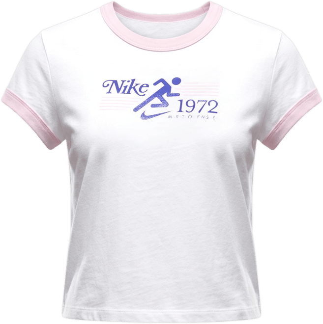 Nike Sportswear 女款滾邊 T 恤