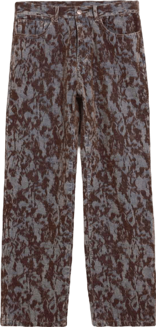 Men's Straight textured pants