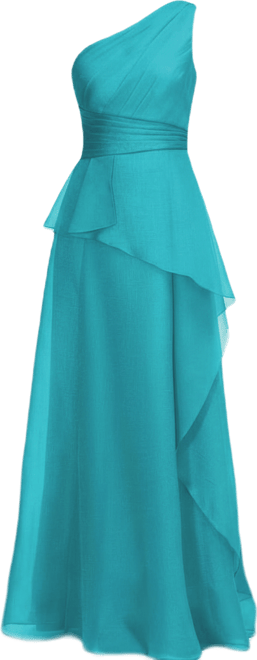 Women's Seraphina Organza One-Shoulder Evening Gown