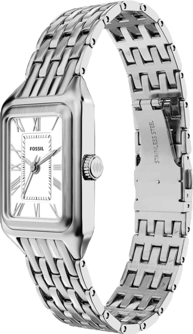 Women's Raquel Three-Hand Stainless Steel Watch, 18mm