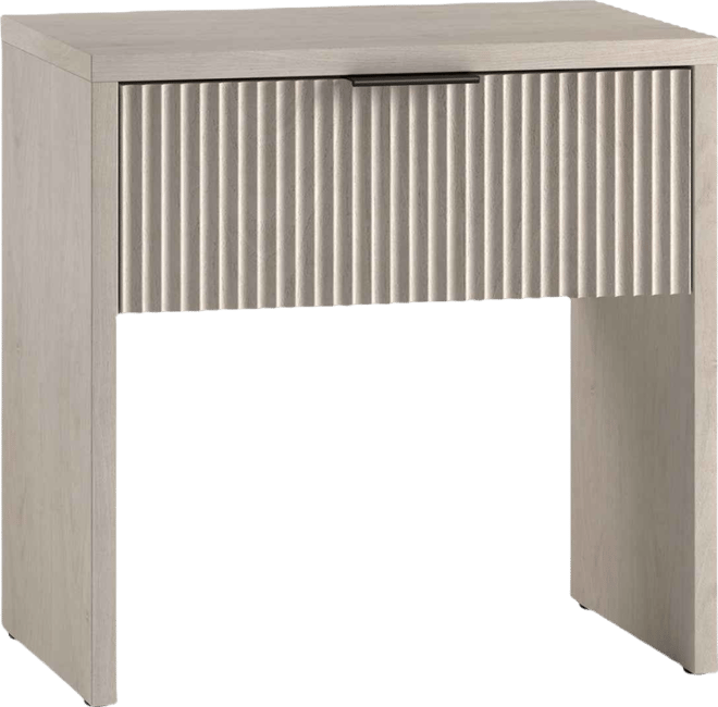 Kenslow 24" Wide Rectangular Fluted Nightstand