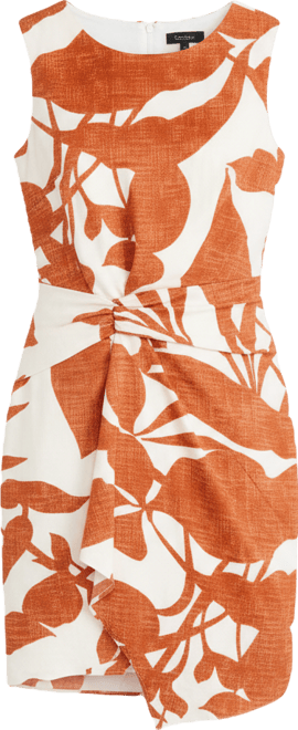 Women's Boat Neck Asymmetrical Mini Dress