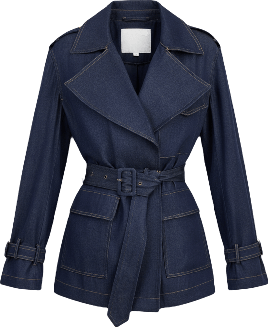 Women's Regine Short Fluid Trench Coat