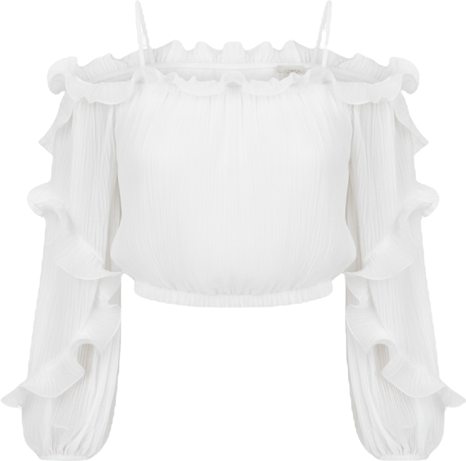 Women's Gabriella Ruffled Off-The-Shoulder Top