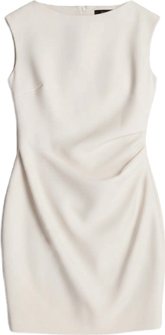 Women's Boat Neck Mini Dress