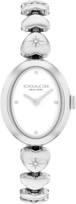 Women's Sammy Silver Tone Stainless Steel With Crystals Bracelet Watch, 22.5mm