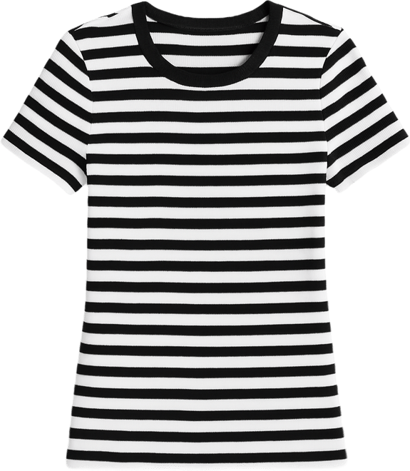 Women's Ribbed T-Shirt, Created for Macy's