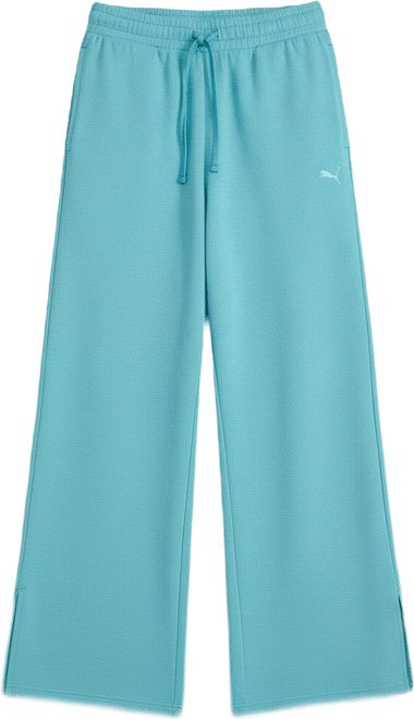 Women's Textured Knit Wide Leg Pants