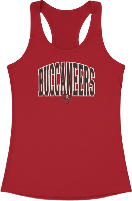 Women's Red Tampa Bay Buccaneers Marathon Racer Back Tank Top