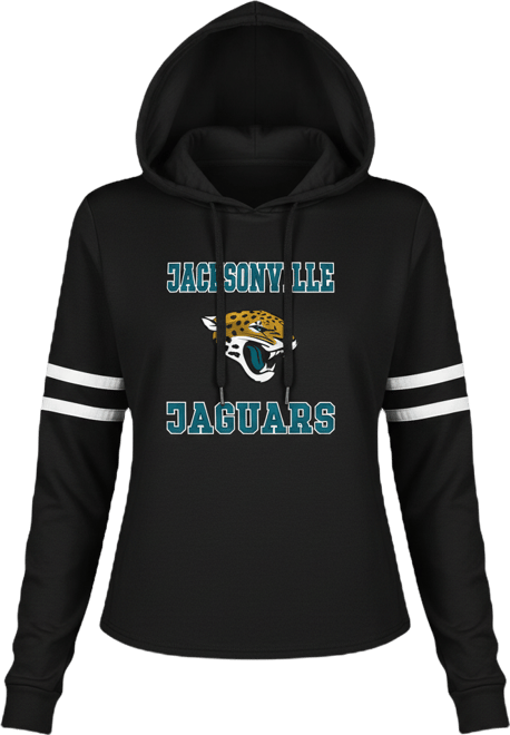 Women's Black Jacksonville Jaguars Marathon Lightweight Lounge Pullover Hoodie