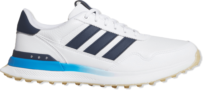 adidas S2G 26 Leather Spikeless Golf Shoes Cloud White/Collegiate