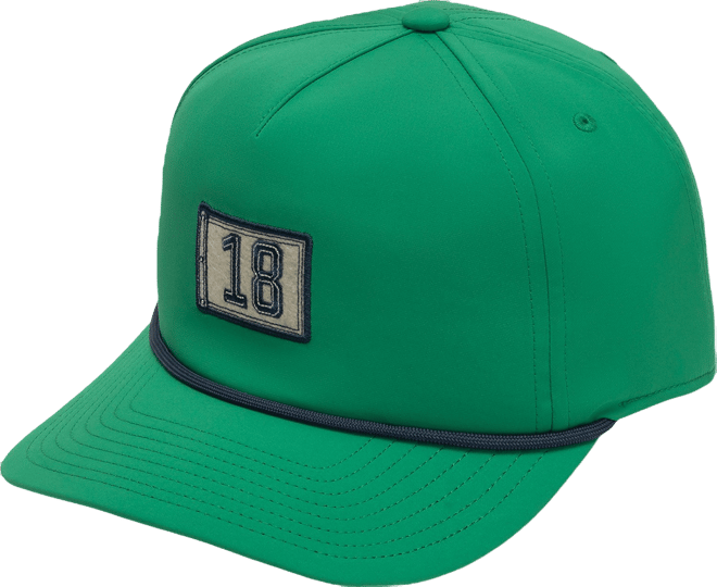 FootJoy 5-Panel 18th Flag Golf Hat Green - Carl's Golfland