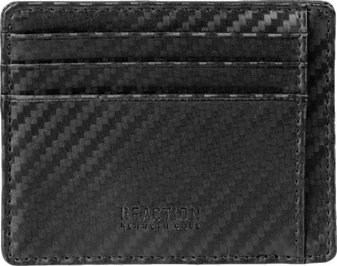 Men's Rfid Extra Capacity Carbon Fiber Card Case Wallet