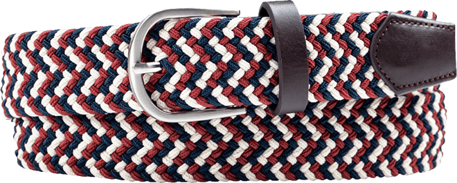 Men's Stretch Braid Belt, Created for Macy's