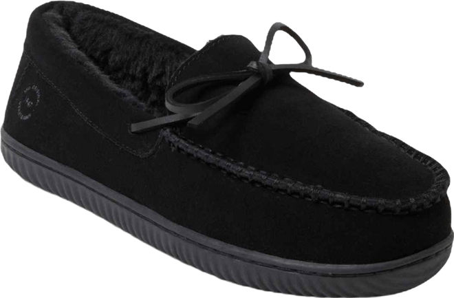 Men's Douglas Genuine Suede Moccasin House Shoe Slipper